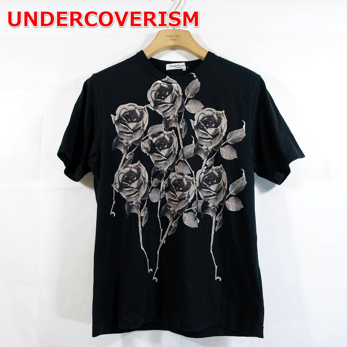 良品】アンダーカバイズム バラ柄 Tシャツ UNDERCOVER ISM 良品】アンダーカバイズム バラ柄 Tシャツ UNDERCOVER ISM
