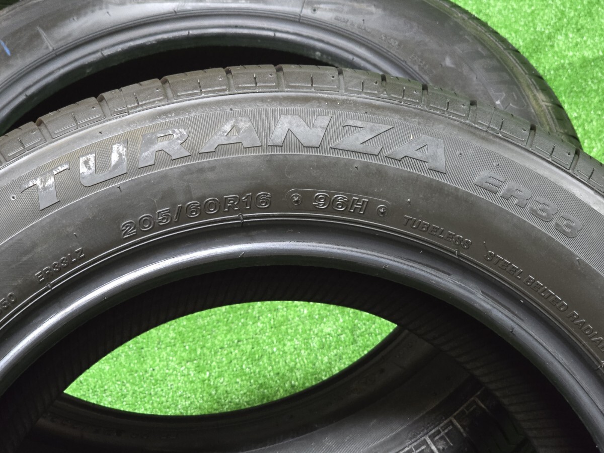 205/60R16!新車外し!ブリヂストントランザER33!2024年製 205/60R16!新車外し!ブリヂストントランザER33!2024年製