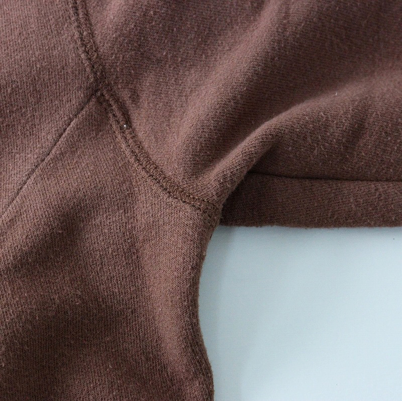 レプシィム LEPSIM ローリーズファーム LOWRYS FARM モックネック スウェット チュニック F/ブラウン スリット【2400014363036】_画像5