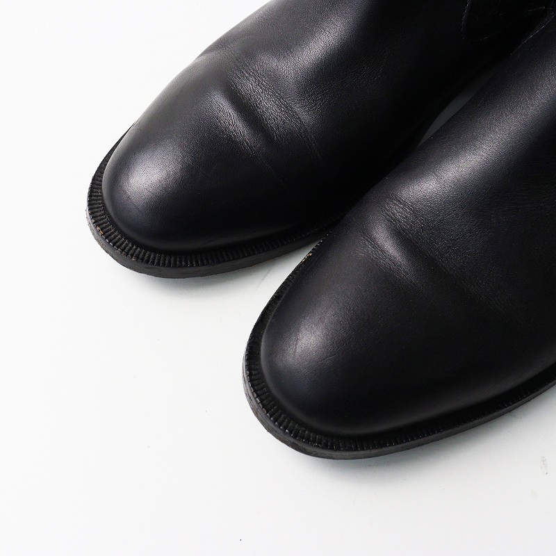  Nicola период Balenciaga BALENCIAGA шерсть переключение re жа цай do Zip ботинки 36.5/ черный примерно 24cm степень [2400014369649]