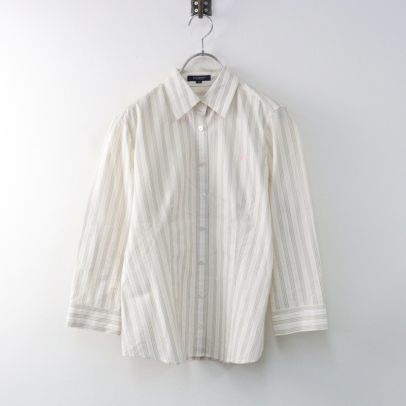 バーバリー ロンドン BURBERRY LONDON ロゴ刺繍 ストライプ バーバリー ロンドン BURBERRY LONDON ロゴ刺繍 ストライプ