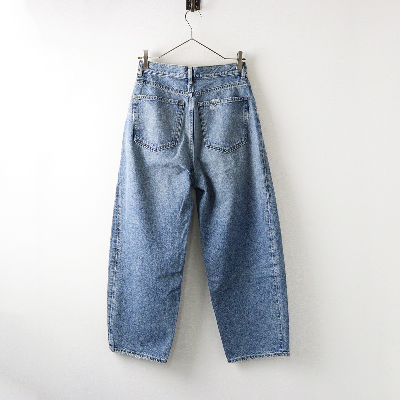 2023AW ブラックバイマウジー BLACK BY MOUSSY blkby jeans PUNA vintage denim プナビンテージデニムパンツ 25/ブルー【2400014386615】