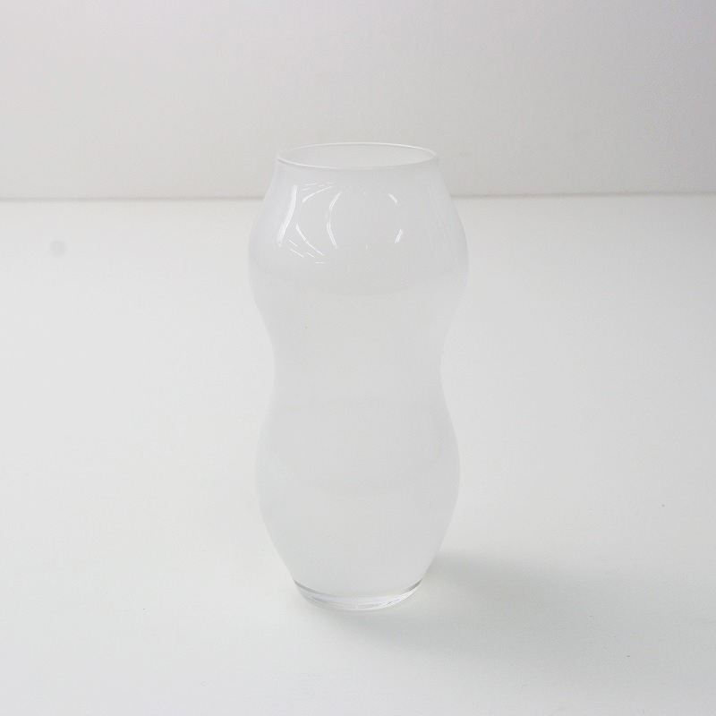 美品 箱付き ミナペルホネン mina perhonen ピーナッツグラス ホワイト/白 食器 コップ【2400014390087】