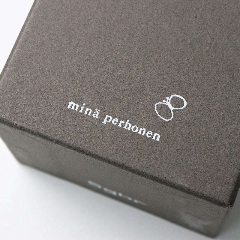 美品 箱付き ミナペルホネン mina perhonen ピーナッツグラス ホワイト/白 食器 コップ【2400014390087】