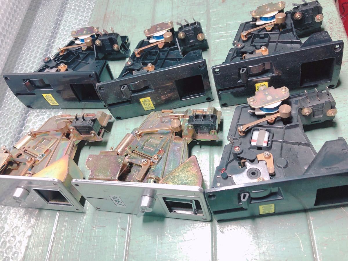 旭精工 コインセレクター 6個セット 筐体パーツ アーケード 旭精工 コインセレクター 6個セット 筐体パーツ アーケード