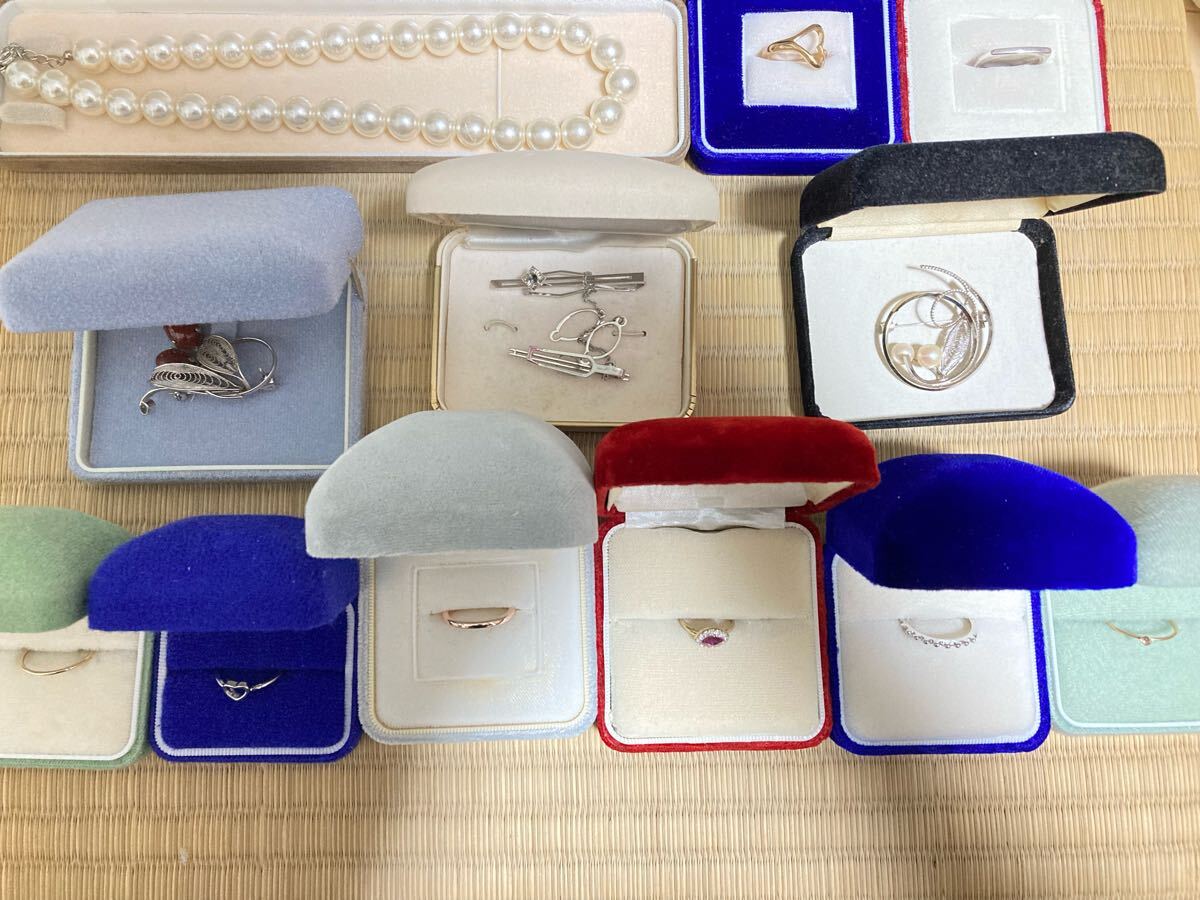 ☆1円スタート☆ 遺品整理 アクセサリー 指輪 メッキ ネックレス ☆1円スタート☆ 遺品整理 アクセサリー 指輪 メッキ ネックレス
