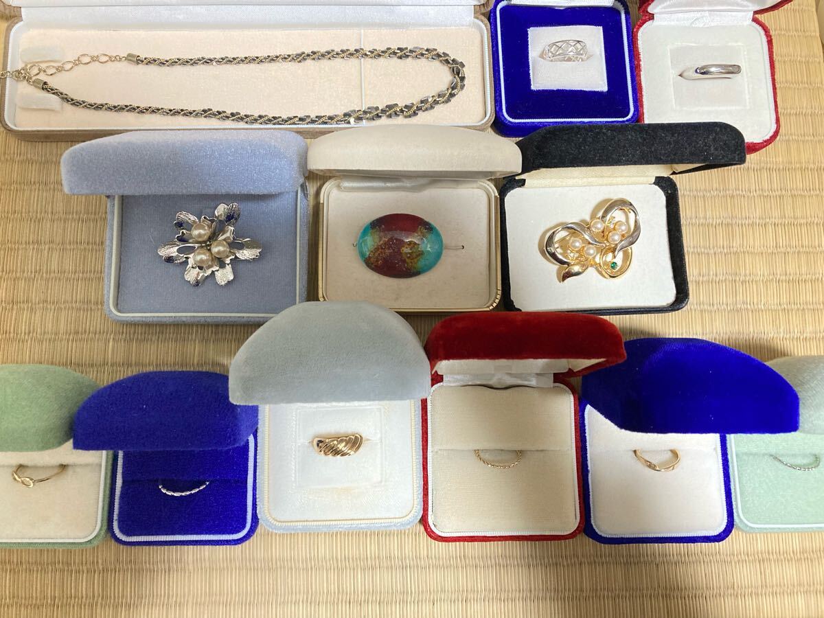 ☆1円スタート☆ 遺品整理 アクセサリー 指輪 メッキ ネックレス ☆1円スタート☆ 遺品整理 アクセサリー 指輪 メッキ ネックレス