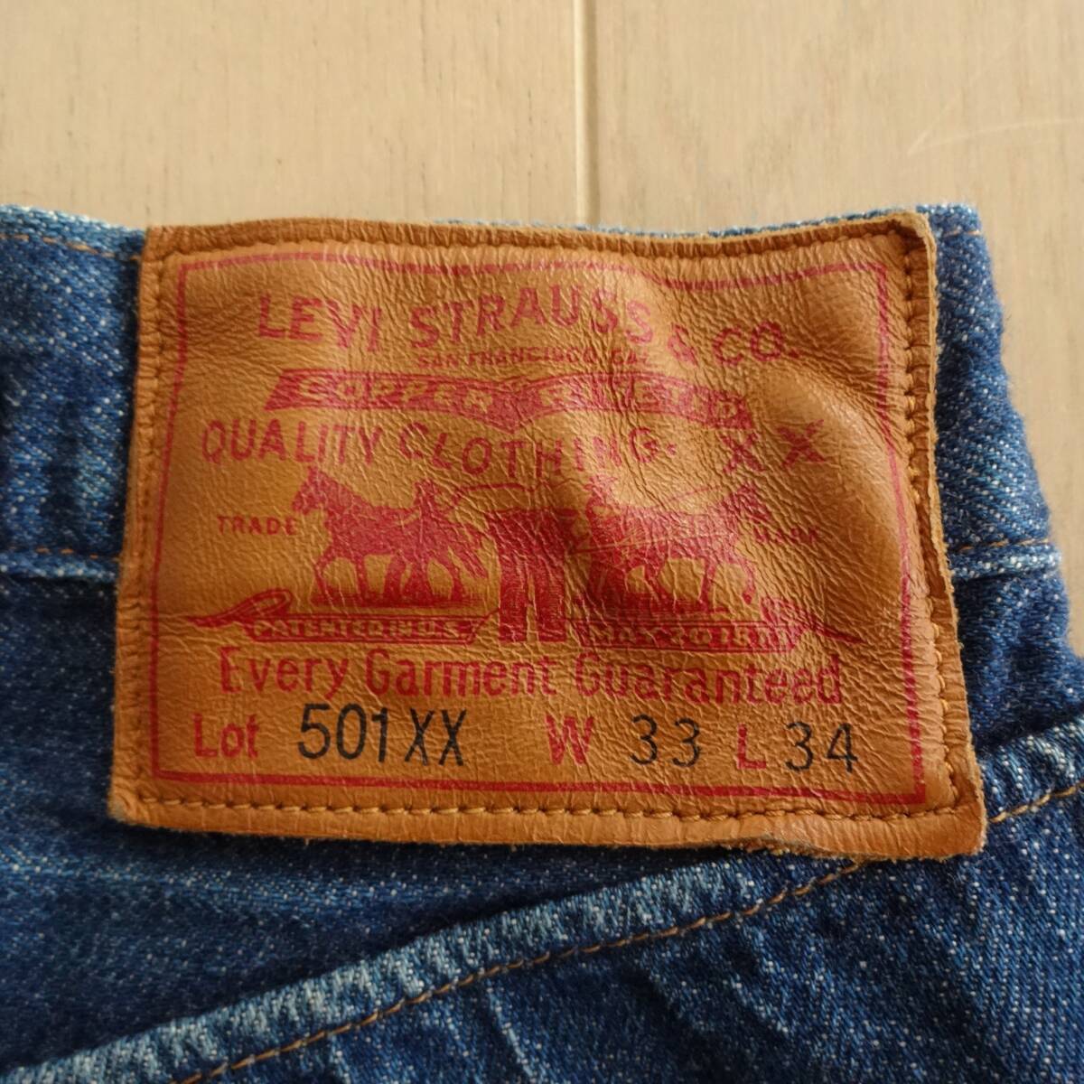 1890年モデル リーバイス 501XX デニムパンツ W33□Levi's 赤耳 1890年モデル リーバイス 501XX デニムパンツ W33□Levi's 赤耳