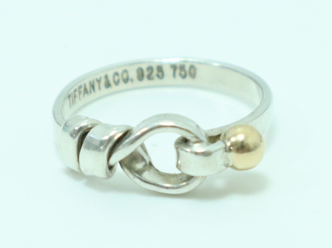 TIFFANY&Co. ティファニー フック&アイ リング 指輪 12号 925 TIFFANY&Co. ティファニー フック&アイ リング 指輪 12号 925