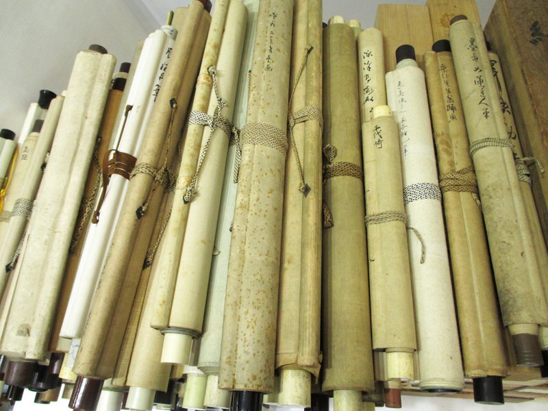 大量おまとめ! 掛軸 150本以上 箱付有 書画 水墨画 山水 花鳥 大量おまとめ! 掛軸 150本以上 箱付有 書画 水墨画 山水 花鳥