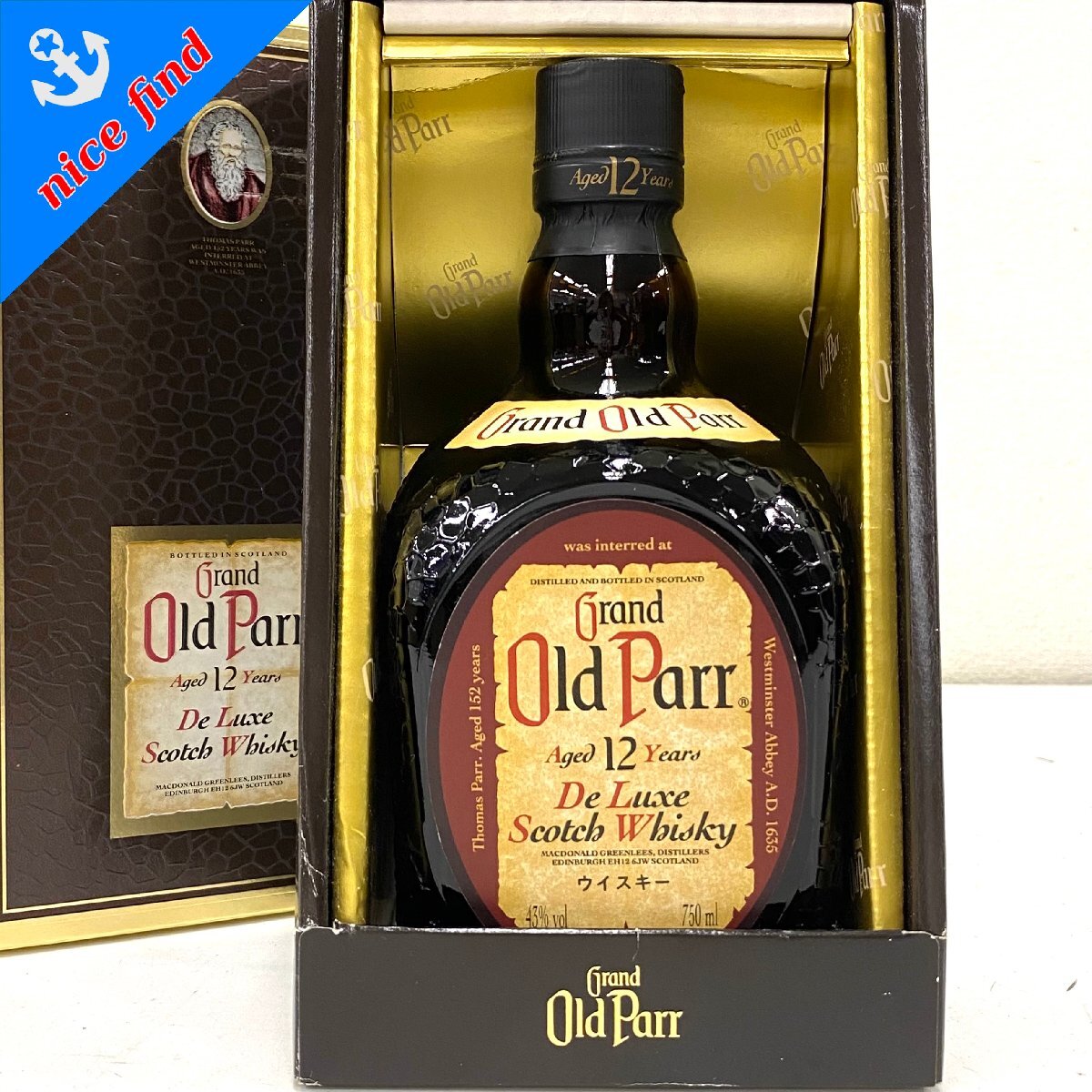 未開栓◇グランド オールドパー Grand Old Parr◇12年 未開栓◇グランド オールドパー Grand Old Parr◇12年