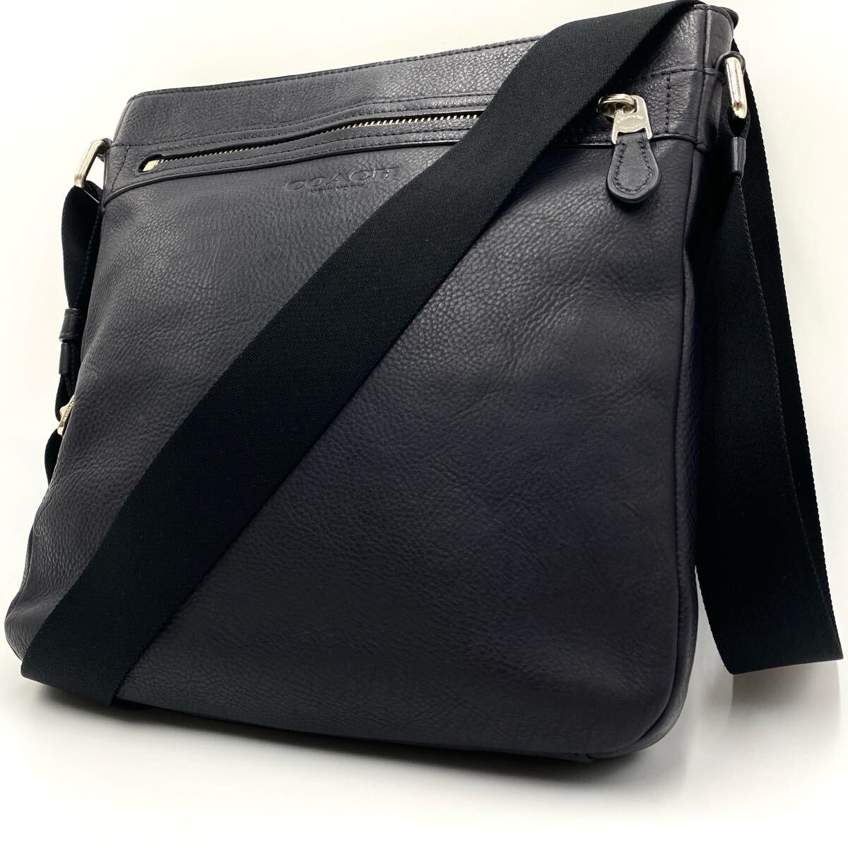 ◇極美品◇ コーチ coach 本革 レザー シボ革 ショルダーバッグ ◇極美品◇ コーチ coach 本革 レザー シボ革 ショルダーバッグ