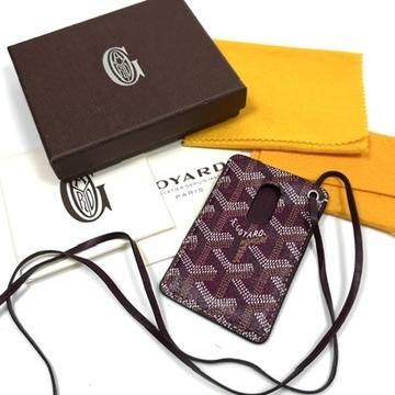 超希少 GOYARD ゴヤール オルセー ネックストラップ付き カード 超希少 GOYARD ゴヤール オルセー ネックストラップ付き カード