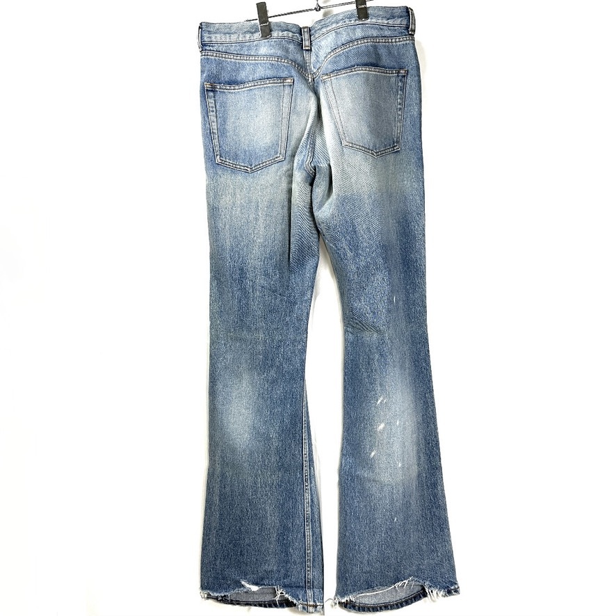 希少 BALENCIAGA バレンシアガ 2018年 デニムパンツ フレア 希少 BALENCIAGA バレンシアガ 2018年 デニムパンツ フレア
