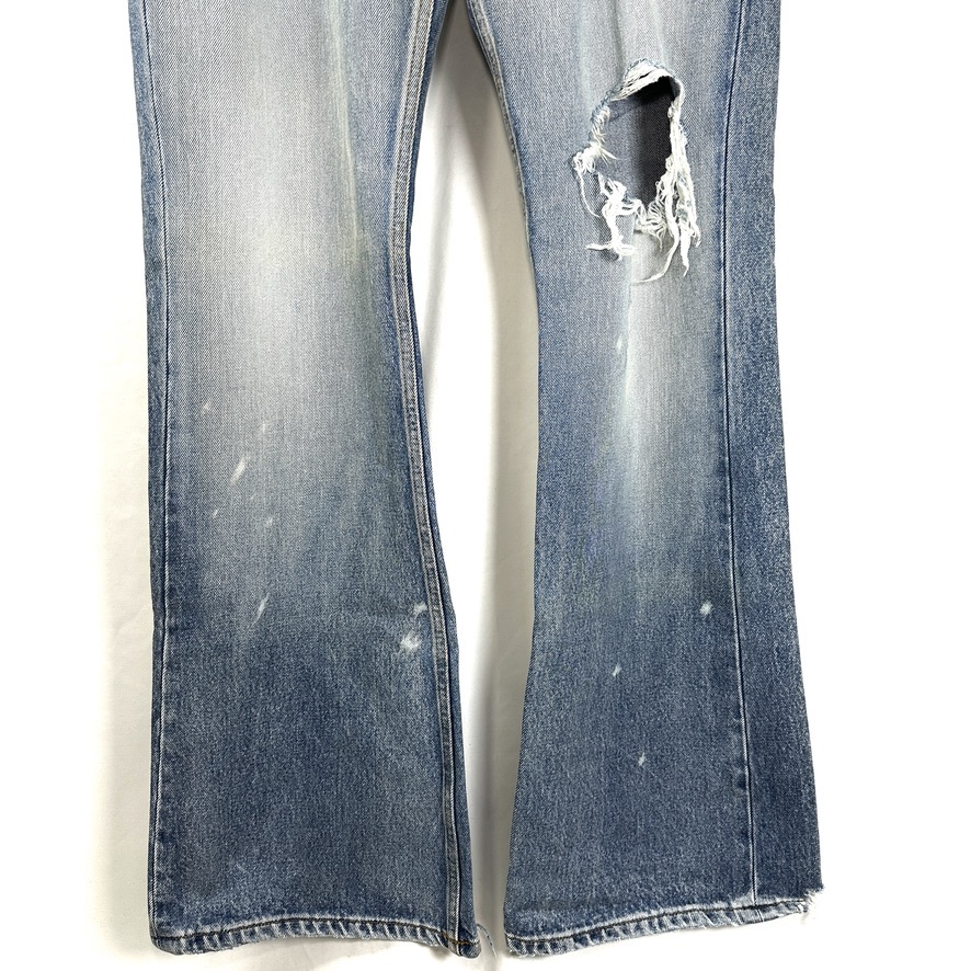 希少 BALENCIAGA バレンシアガ 2018年 デニムパンツ フレア 希少 BALENCIAGA バレンシアガ 2018年 デニムパンツ フレア