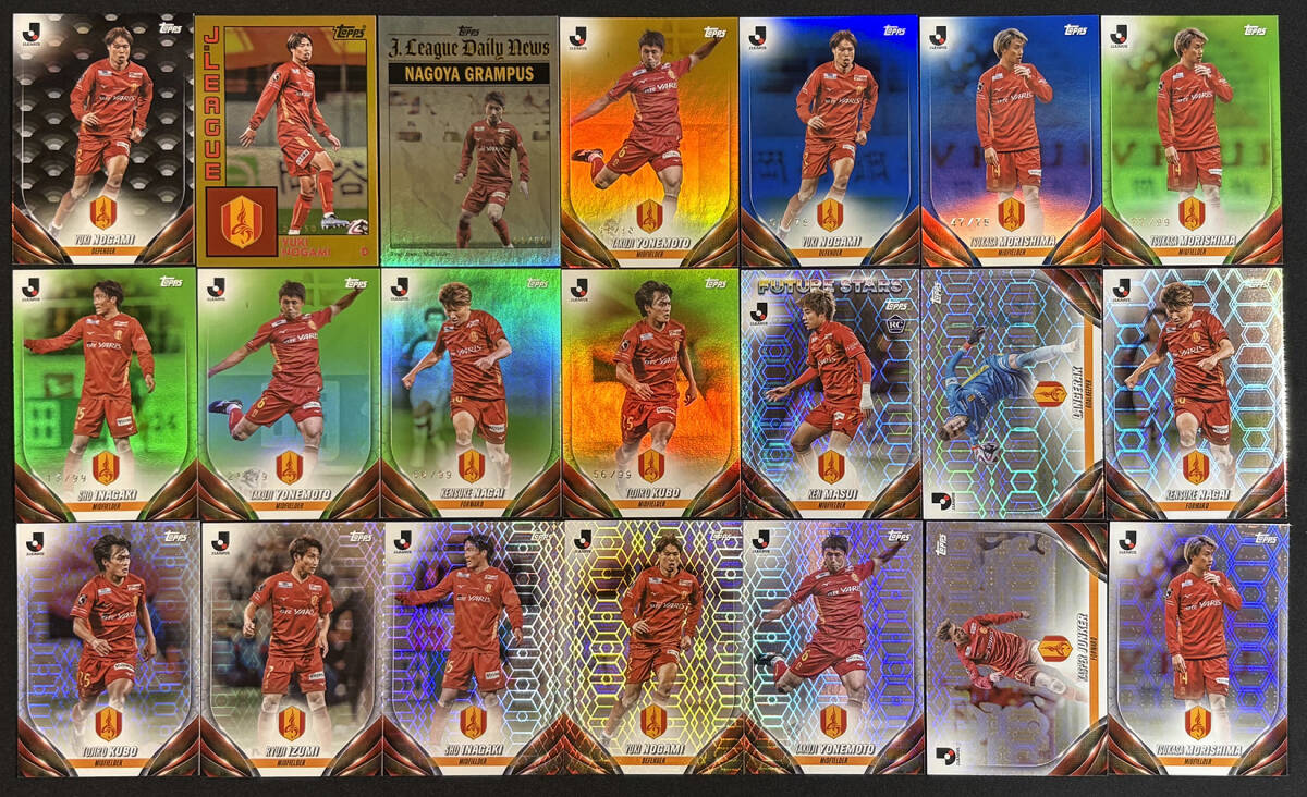 名古屋グランパス】2024 Topps Jリーグ フラッグシップ パラレル 名古屋グランパス】2024 Topps Jリーグ フラッグシップ パラレル