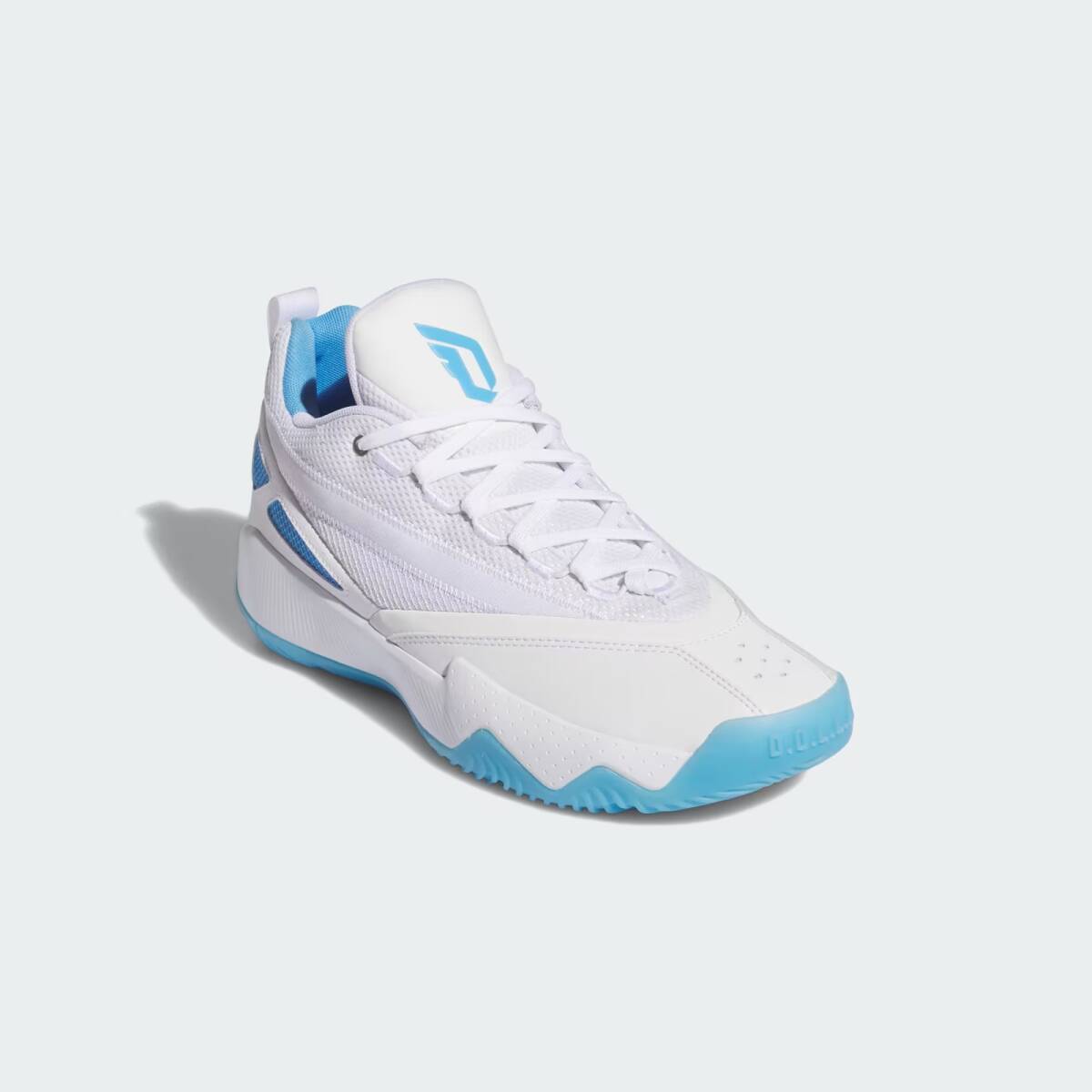  Adidas 27cm dim sa-tifaido включая налог обычная цена 13200 иен белый голубой adidas DAME CERTIFIED 2bashu баскетбол белый синий ①