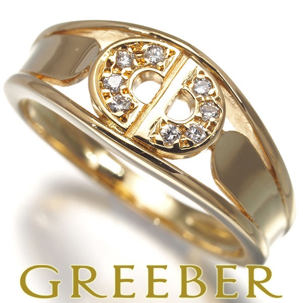 ディオール リング ダイヤ ダイヤモンド ロゴ 11號(hào) K18YG 指輪 BLJ/GENJ