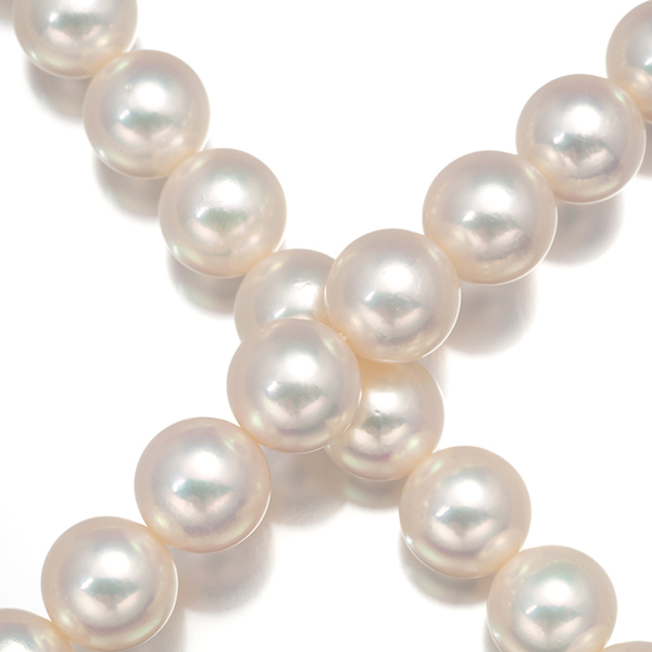  Mikimoto колье жемчуг жемчуг 8.5-9.0mm длинный K18WG BLJ большое снижение цены товар 