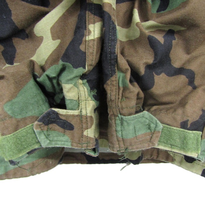 90s 米軍実物 サイズ M-S U.S ARMY M-65 フィールド ジャケット ウッドランド カモ 迷彩 古着 ビンテージ ミリタリー 5A2701_画像4