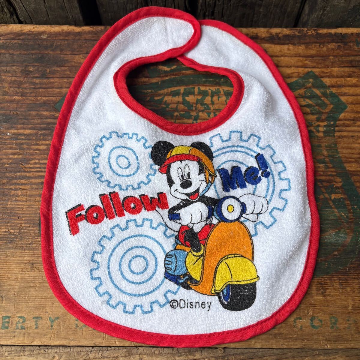 Disney baby Mickey Mouse bib sty ディズニー ミッキー ビブ スタイ よだれかけ