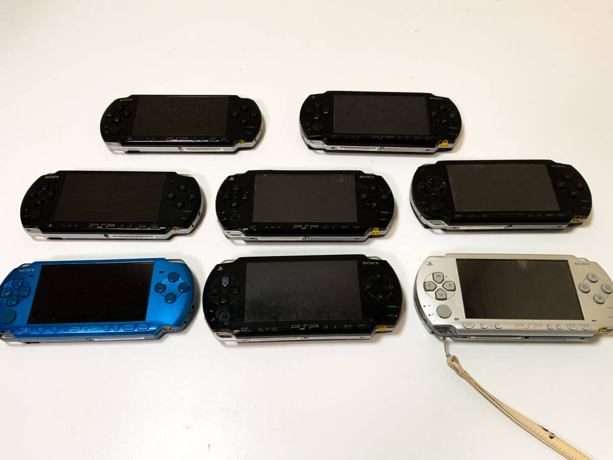 SONY ソニー PSP-1000,PSP-3000 本体 まとめ売り 8台 セット SONY ソニー PSP-1000,PSP-3000 本体 まとめ売り 8台 セット