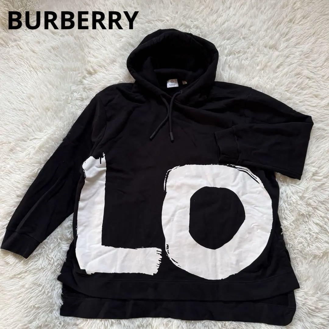 希少 レア BURBERRY バーバリー LOVEパーカー Mサイズ(日本人L 希少 レア BURBERRY バーバリー LOVEパーカー Mサイズ(日本人L