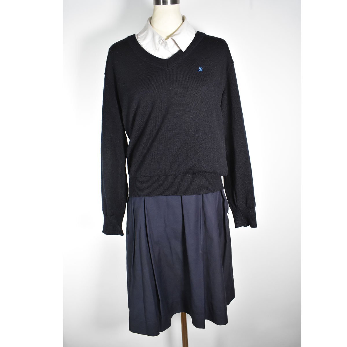 群馬県 勢多農林高校 女子 校章付 制服 9点 まとめて [県立 群馬県 勢多農林高校 女子 校章付 制服 9点 まとめて [県立