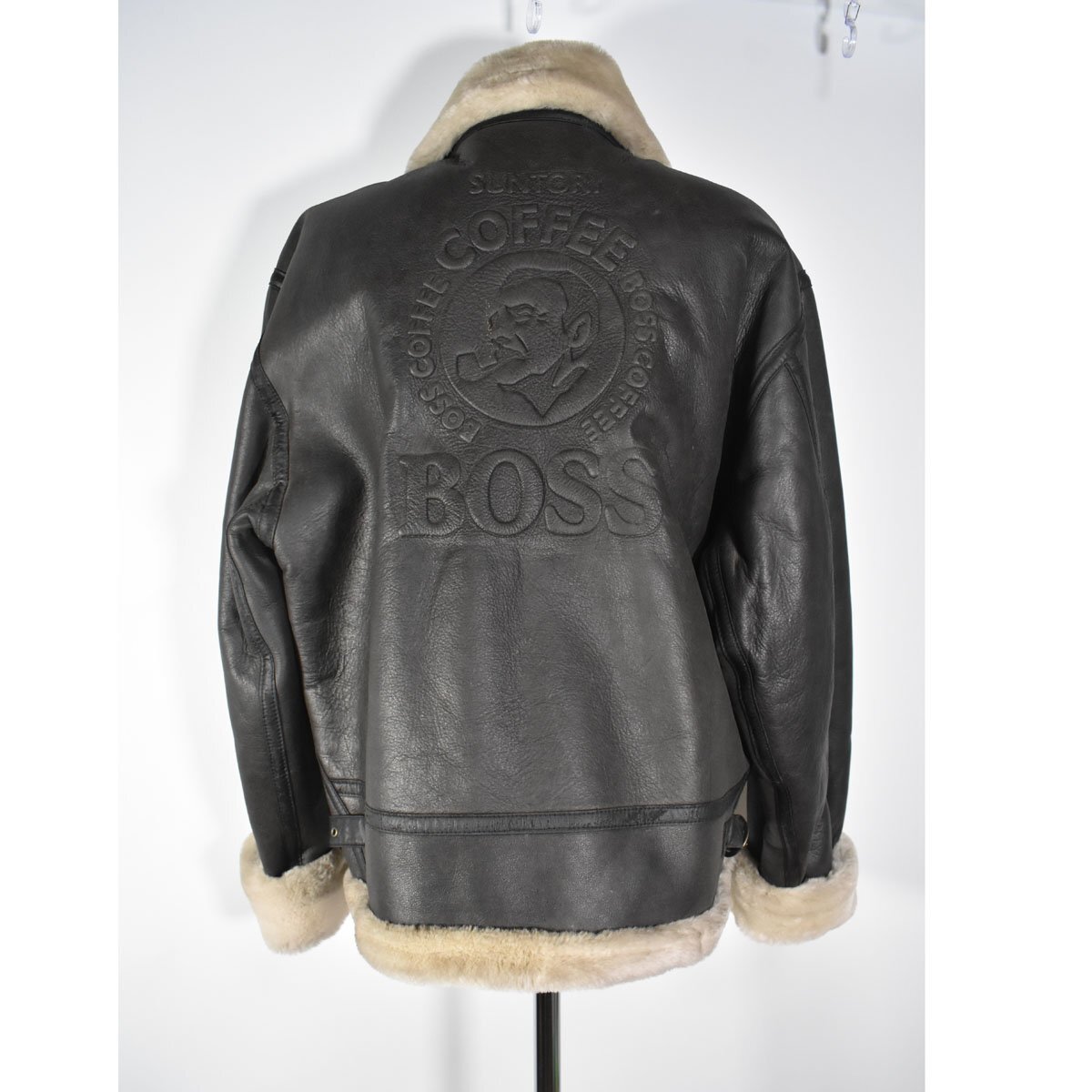 サントリー BOSS 親子でボスジャン B-3 革ジャン ペア 親 L サントリー BOSS 親子でボスジャン B-3 革ジャン ペア 親 L