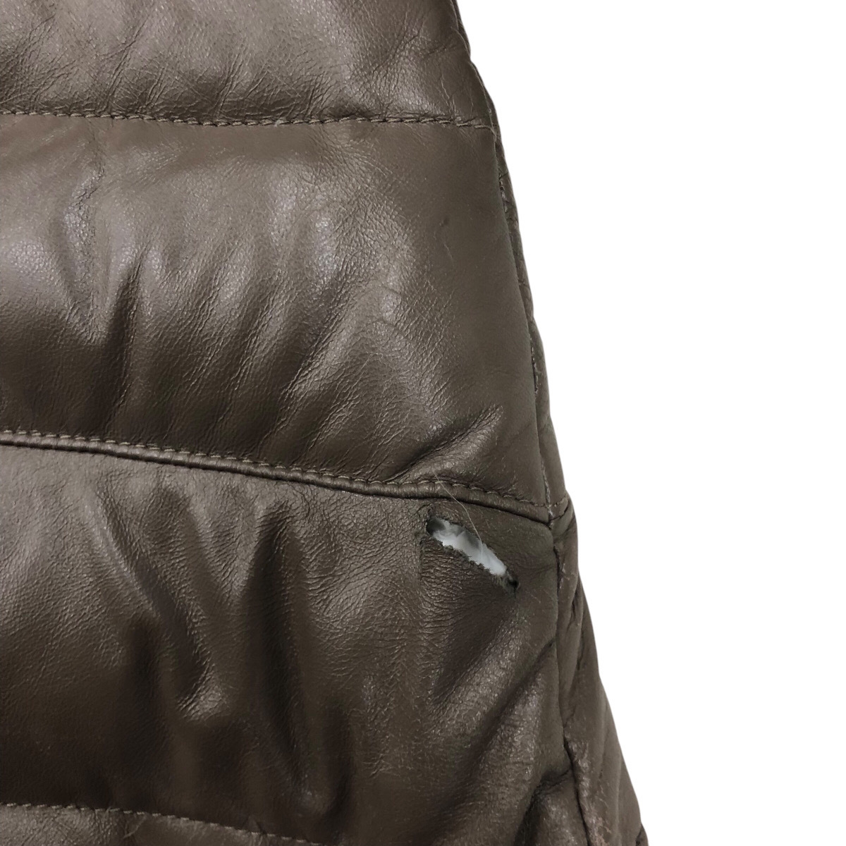 DAMA Collection ラムレザー ブルーフォックスファー ダウン DAMA Collection ラムレザー ブルーフォックスファー ダウン