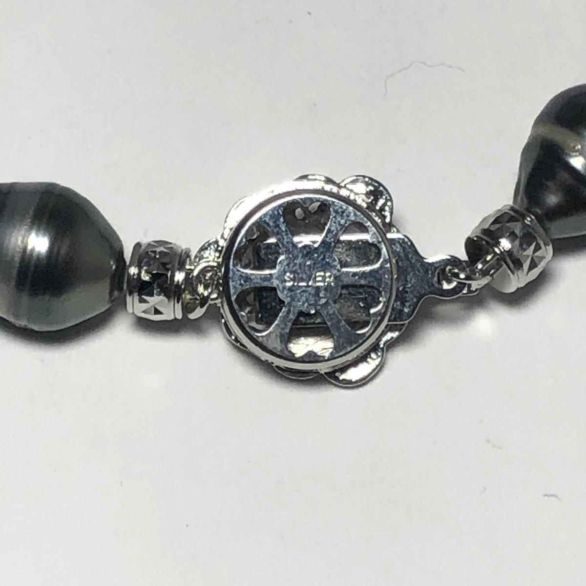 黒蝶真珠】鑑別書付 10.0~16.8 mm 46cm 70.0g バロック 黒蝶真珠】鑑別書付 10.0~16.8 mm 46cm 70.0g バロック