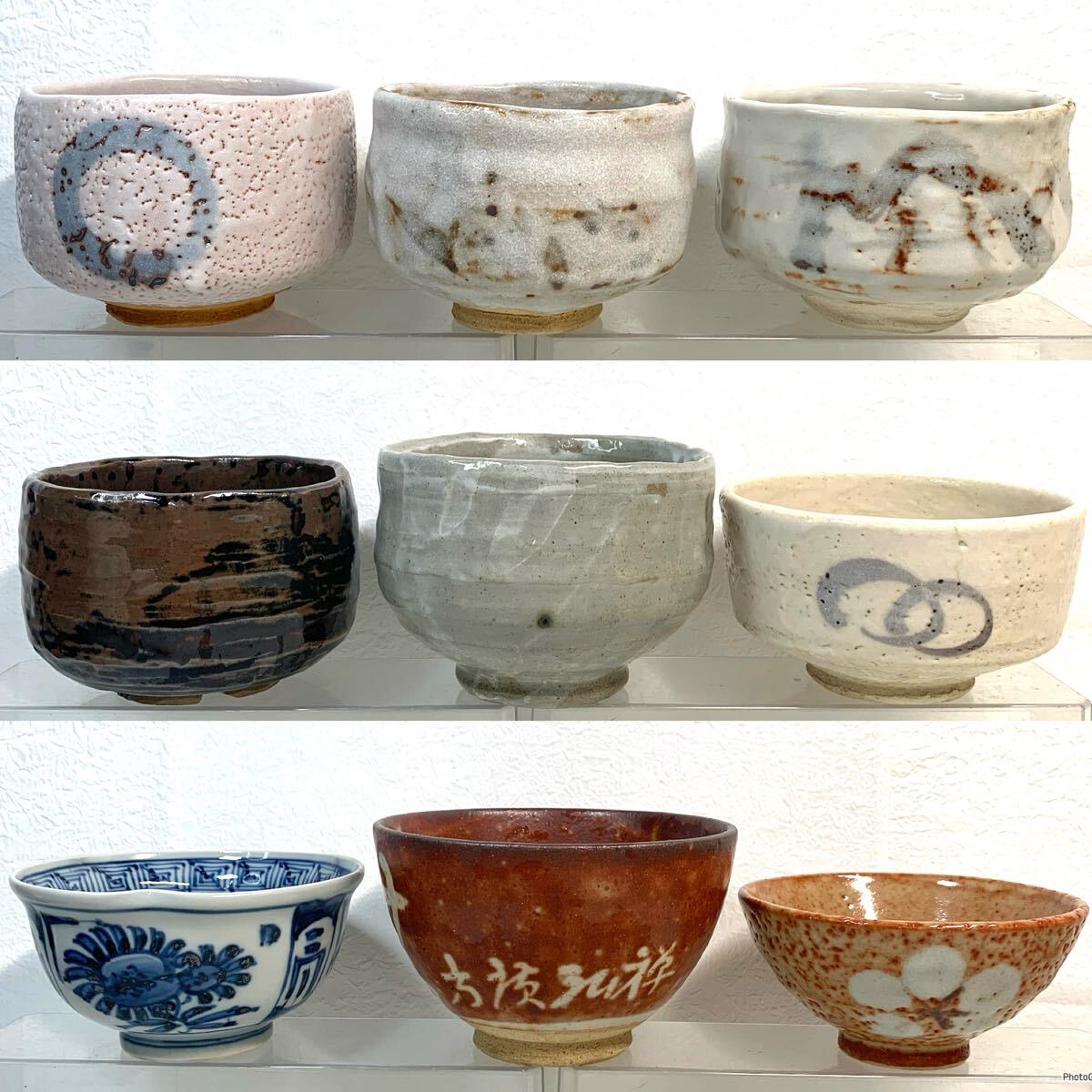 茶碗まとめ売り 9個セット 茶碗 志野焼 等 茶道具 抹茶碗 抹茶 茶碗まとめ売り 9個セット 茶碗 志野焼 等 茶道具 抹茶碗 抹茶