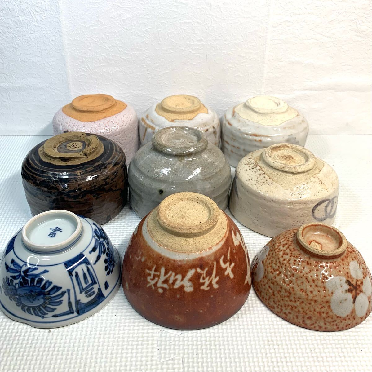 茶碗まとめ売り 9個セット 茶碗 志野焼 等 茶道具 抹茶碗 抹茶 茶碗まとめ売り 9個セット 茶碗 志野焼 等 茶道具 抹茶碗 抹茶