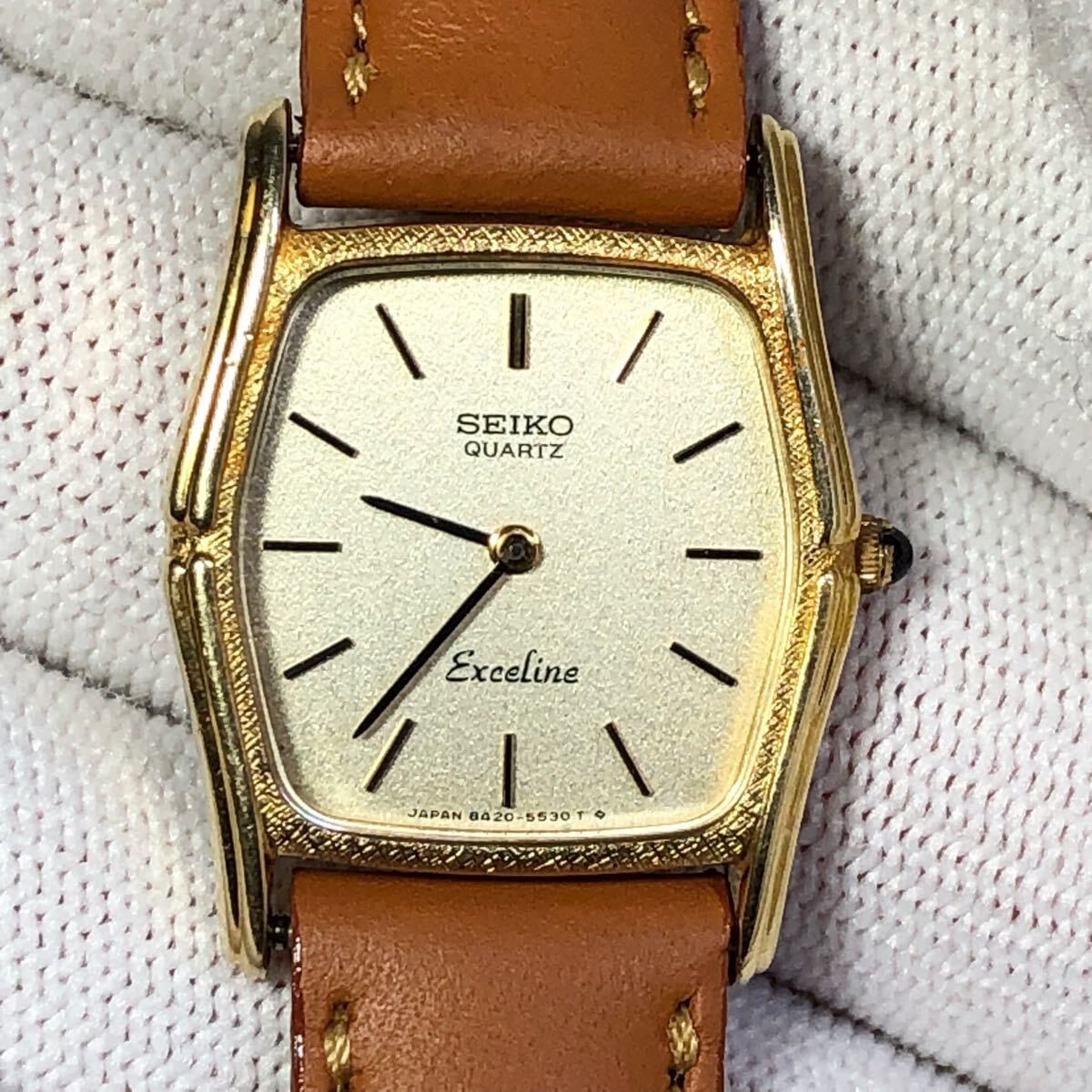 動作品 SEIKO Exceline セイコー エクセリーヌ 14K ST 8420-5450 動作品 SEIKO Exceline セイコー エクセリーヌ 14K ST 8420-5450