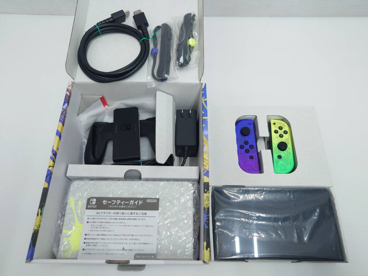 ga26)Nintendo Switch 本体 有機EL スプラトゥーン3エディション ga26)Nintendo Switch 本体 有機EL スプラトゥーン3エディション