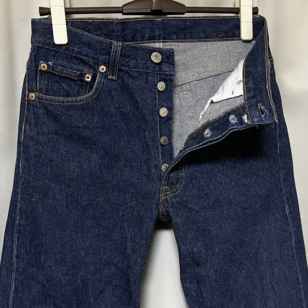 W31 L34 80s 90s ビンテージ USA制リーバイス Levis 501 デニムパンツ ジーンズ 552 ナイロンフット 赤文字 501XX アメリカ制 濃紺ハチマル