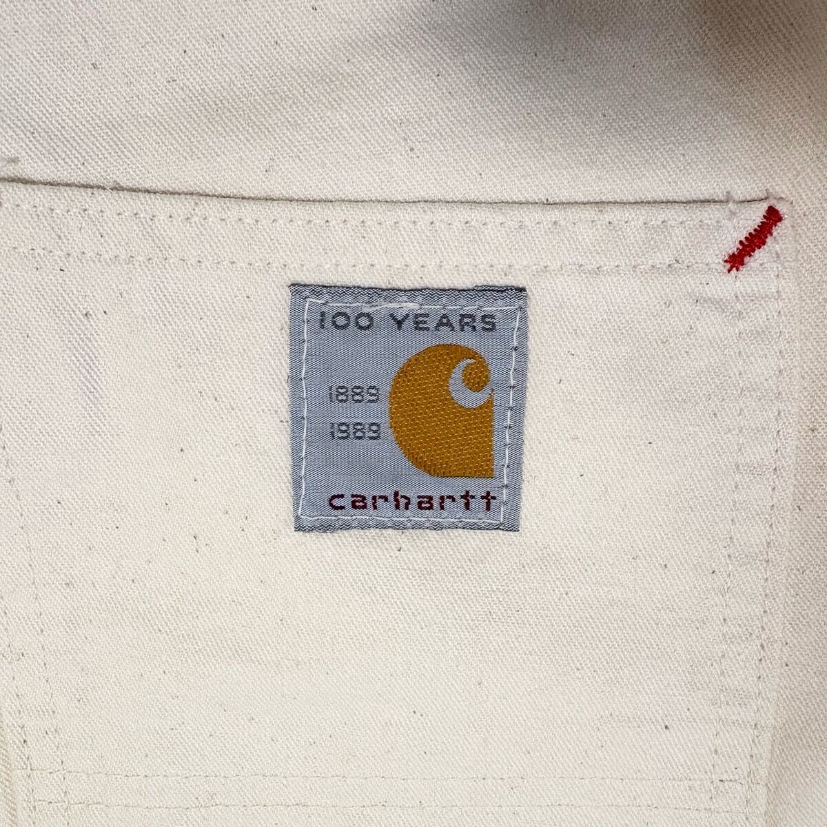 希少・美品】 100周年 星タグ USA製 Carhartt カーハート 希少・美品】 100周年 星タグ USA製 Carhartt カーハート