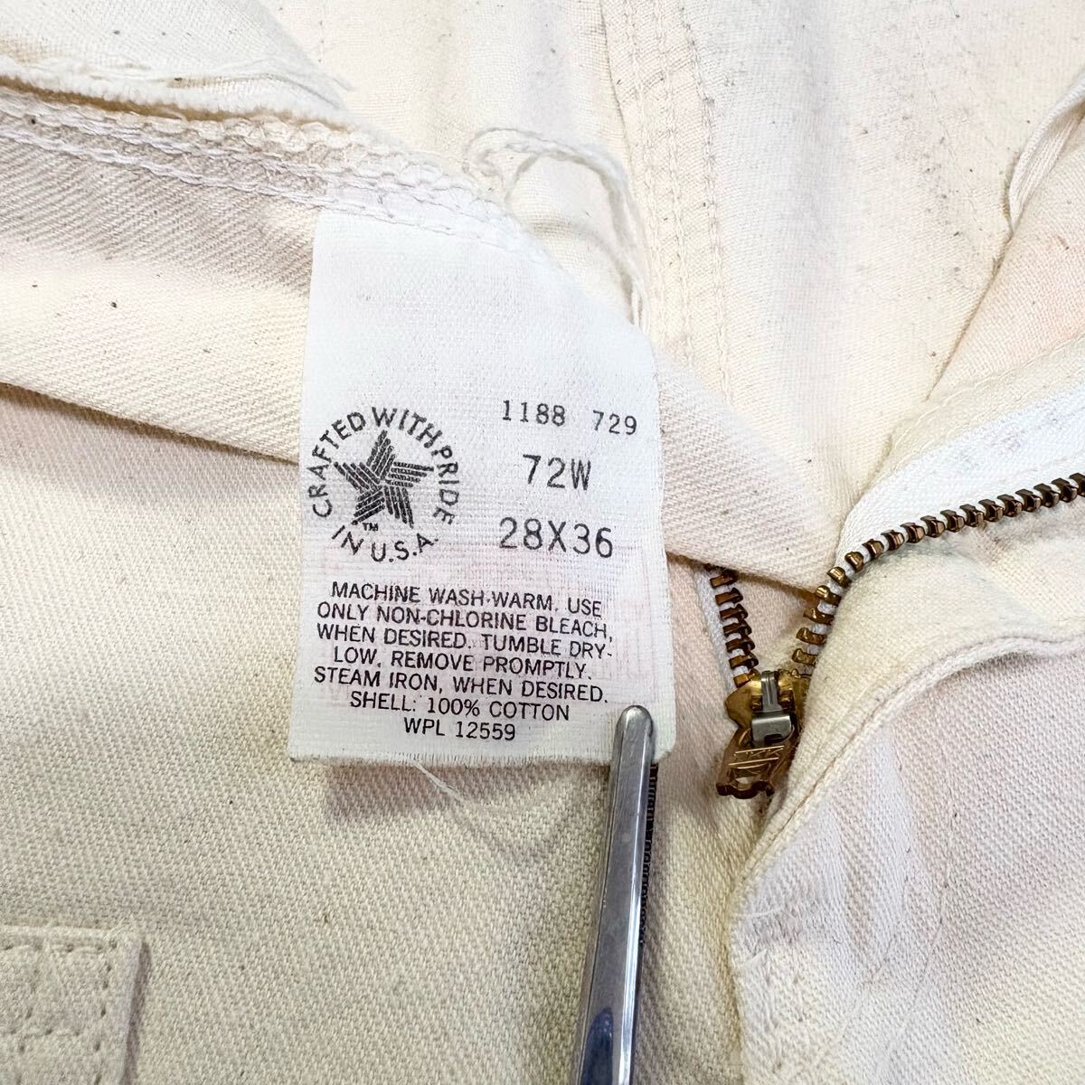 希少・美品】 100周年 星タグ USA製 Carhartt カーハート 希少・美品】 100周年 星タグ USA製 Carhartt カーハート