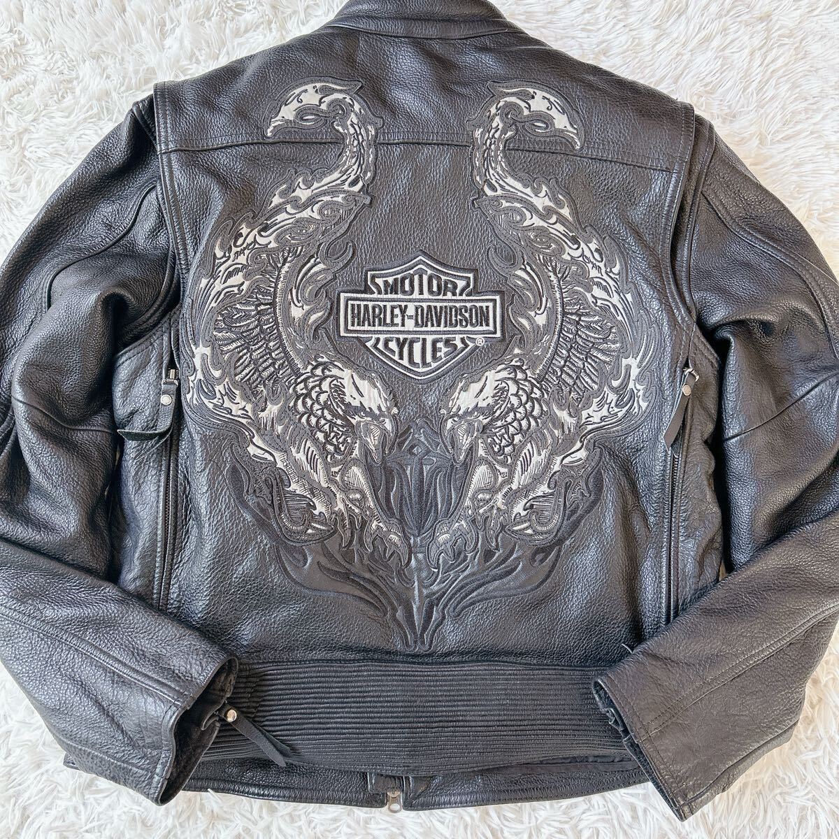 美品【化け物デザイン】XL相当 HARLEY-DAVIDSON ハーレー 美品【化け物デザイン】XL相当 HARLEY-DAVIDSON ハーレー