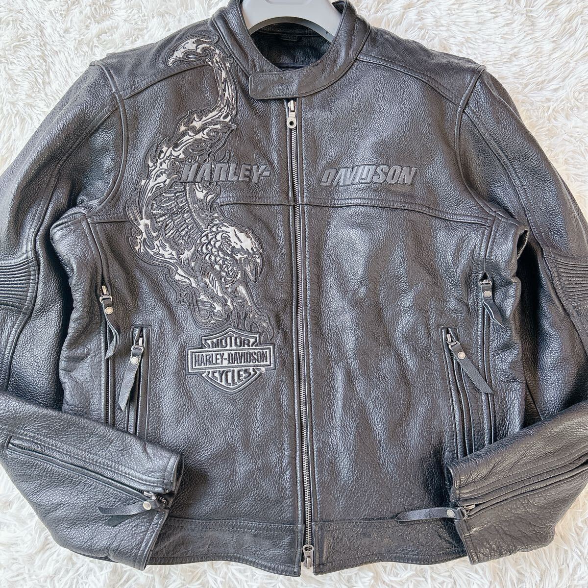 美品【化け物デザイン】XL相当 HARLEY-DAVIDSON ハーレー 美品【化け物デザイン】XL相当 HARLEY-DAVIDSON ハーレー