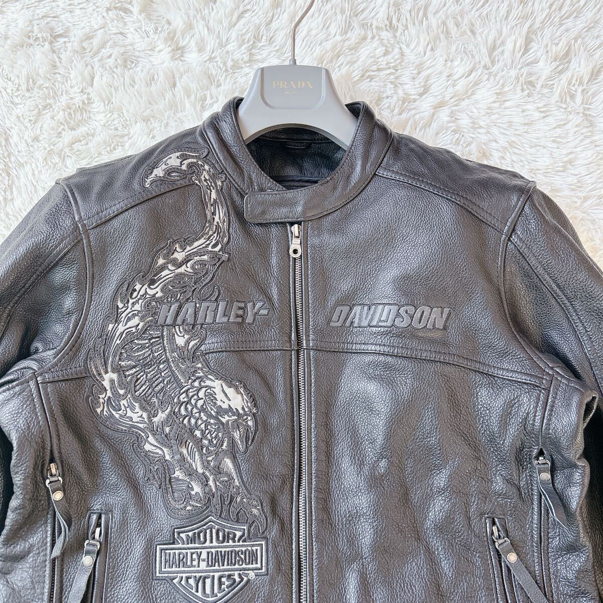 美品【化け物デザイン】XL相当 HARLEY-DAVIDSON ハーレー 美品【化け物デザイン】XL相当 HARLEY-DAVIDSON ハーレー
