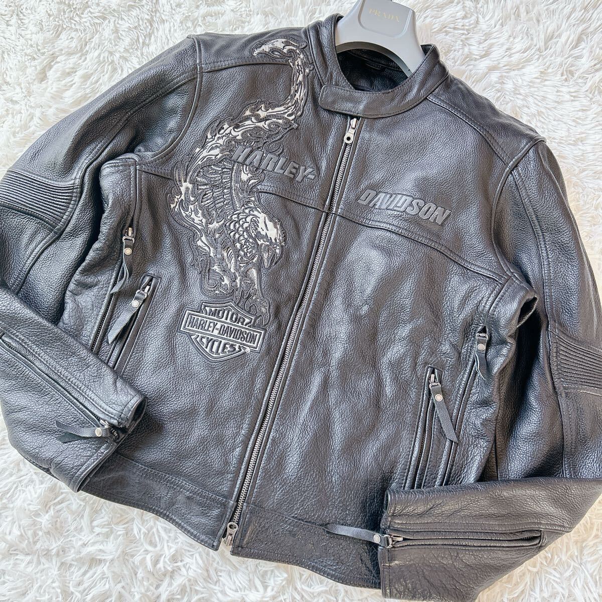 美品【化け物デザイン】XL相当 HARLEY-DAVIDSON ハーレー 美品【化け物デザイン】XL相当 HARLEY-DAVIDSON ハーレー