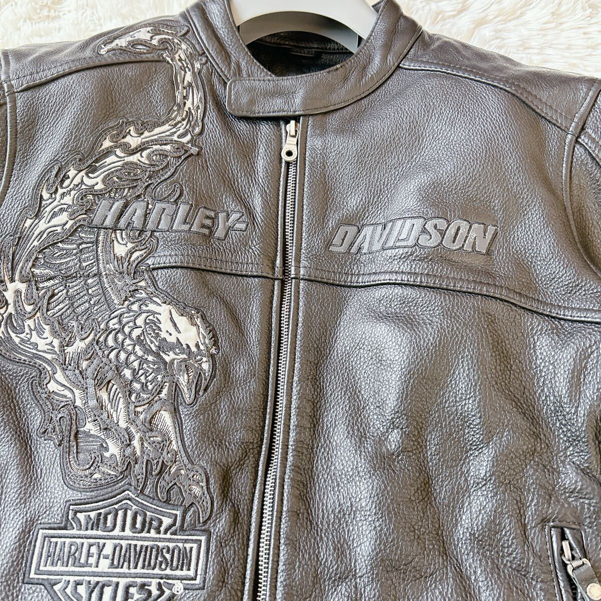 美品【化け物デザイン】XL相当 HARLEY-DAVIDSON ハーレー 美品【化け物デザイン】XL相当 HARLEY-DAVIDSON ハーレー