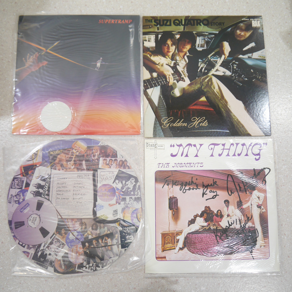 96m当時物LPレコード洋楽12枚セット中古サイン入り有クイーン