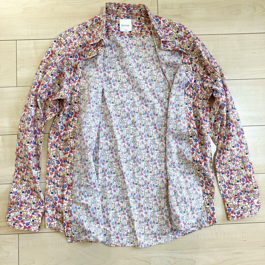 現行ボックスタグ Paul Smith ポールスミス 花柄プリント 長袖 現行ボックスタグ Paul Smith ポールスミス 花柄プリント 長袖