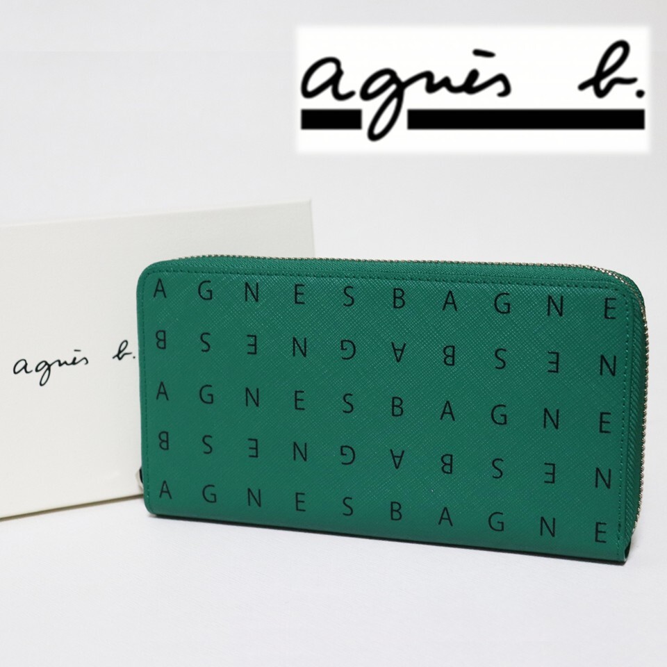 agnes b アニエスベー》箱付新品 定価26 400円 アルファべット柄 agnes b アニエスベー》箱付新品 定価26 400円 アルファべット柄