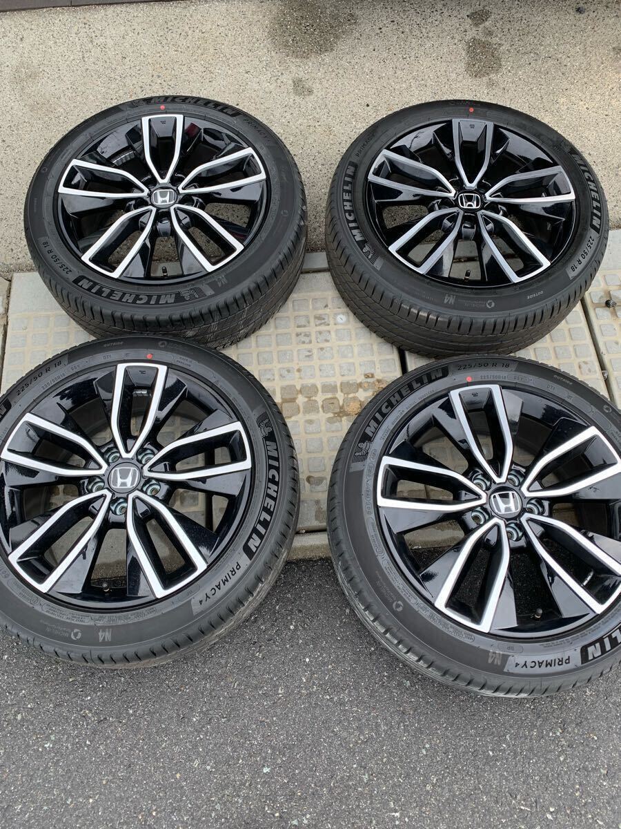 ホンダ ヴェゼルハイブリッド 純正 新車外し 7.5j/+55 ホンダ ヴェゼルハイブリッド 純正 新車外し 7.5j/+55