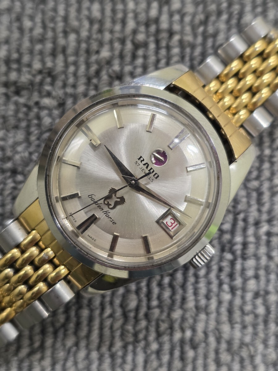 1円スタート】【良品】【正規品】【貴重】RADO Golden Horse SS 1円スタート】【良品】【正規品】【貴重】RADO Golden Horse SS