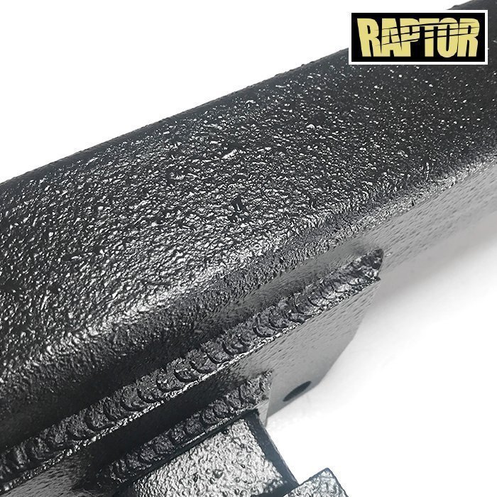 S500 ハイゼット トラック シャックル付き ヒッチ メンバー 500kg ラプター 塗装品 ブラック 新品 チッピング 塗装 ボールマウント 軽トラ