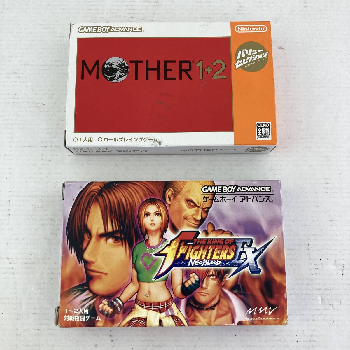 03w15457 ゲームボーイアドバンス GBA ソフト2本 MOTHER 1+2 ザ 03w15457 ゲームボーイアドバンス GBA ソフト2本 MOTHER 1+2 ザ